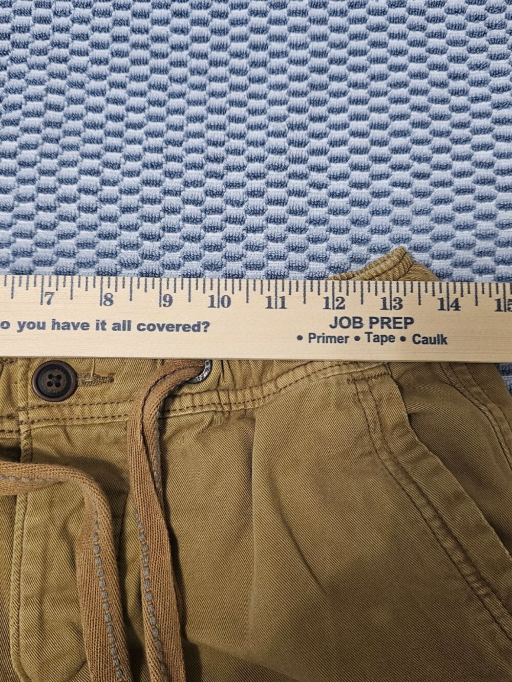 Abercrombie & fitch Khaki Button Fly Men's Denim Jogger Pants Size XS - Picture 5 of 6
